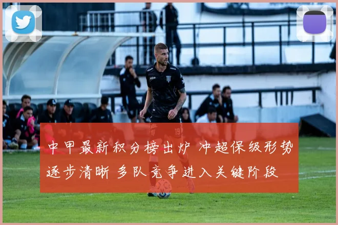 中甲最新积分榜出炉 冲超保级形势逐步清晰 多队竞争进入关键阶段